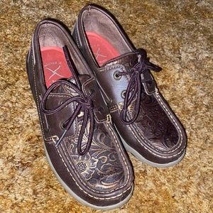 Twisted × size 6 leather shoes. Just don't wear them at all they are brand new.